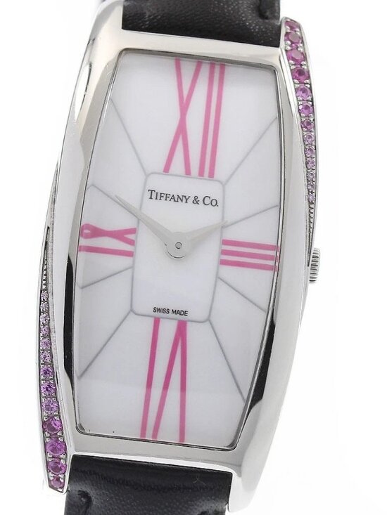 TIFFANY&Co. Jemea Z6401.10.10I29A48I Pink Sapphire Bezel Quartz Ladies _939480 main image 5